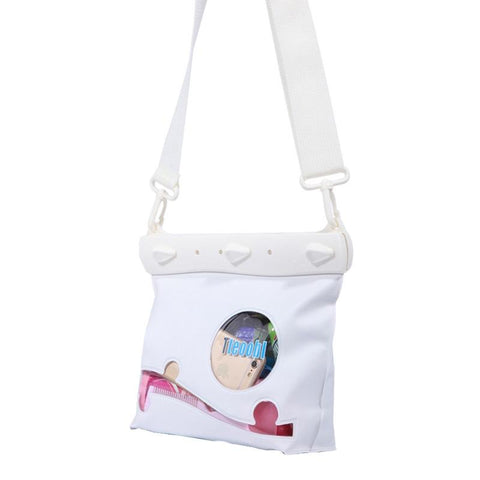 Waterproof One Shoulder Crossbody Diving Bag Medium White Dry Bags