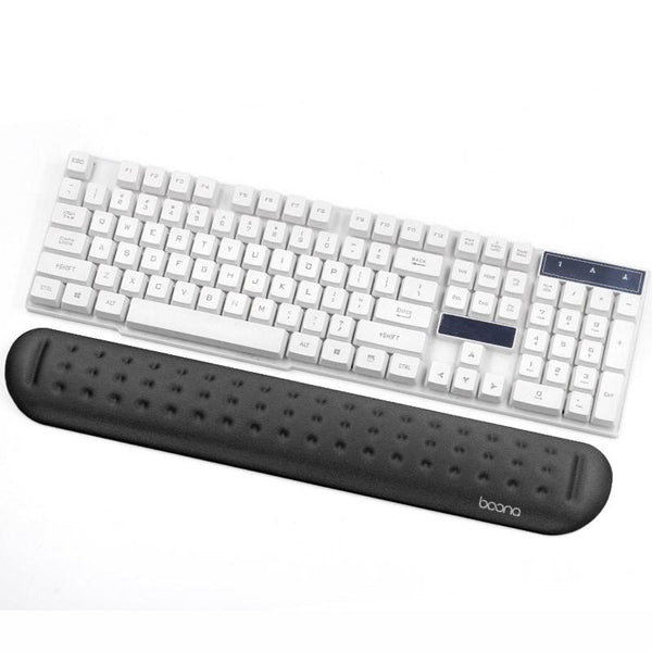 Silicone Memory Wrist Pad For Keyboard And Mouse Large Size Black Keyboard & Mouse Bundles