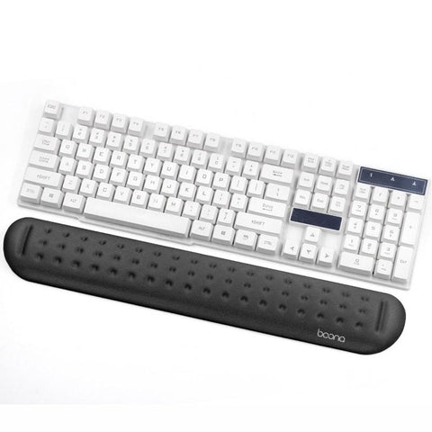 Silicone Memory Wrist Pad For Keyboard And Mouse Large Size Black Keyboard & Mouse Bundles