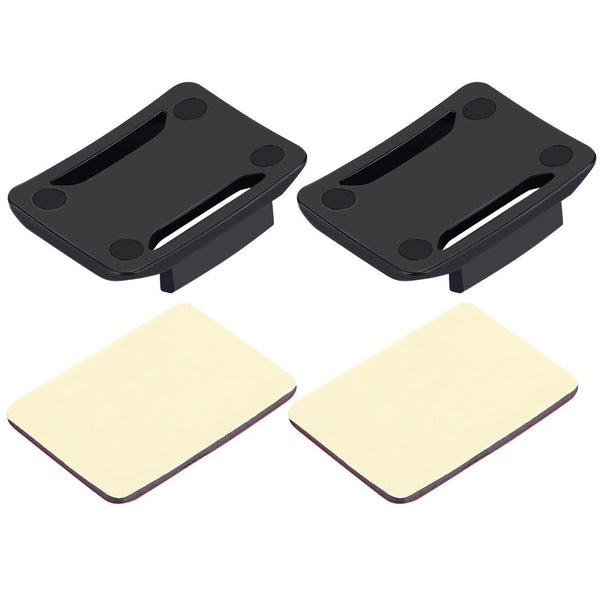 2 Curved Surface Mounts + Adhesive Stickers For Action Cameras Jaws Flex Clamp Camera Drone Accessories