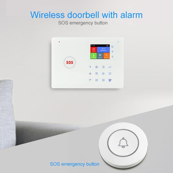 Anti Theft Wireless Doorbell Button Alarm Compact Smart Doorbells