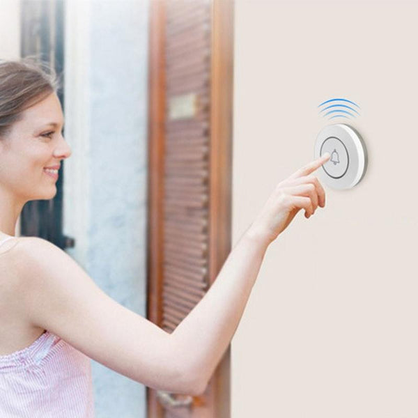 Anti Theft Wireless Doorbell Button Alarm Compact Smart Doorbells