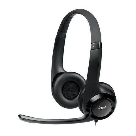 Usb Wired Headset With Noise Cancelling Mic Headsets