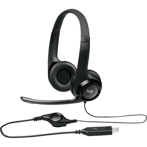 Usb Wired Headset With Noise Cancelling Mic Headsets
