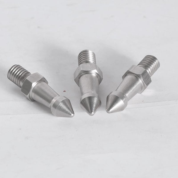 2 Stainless Steel 3 / 8 Feet Screws For Slr Tripod Tripod Mount Accessories