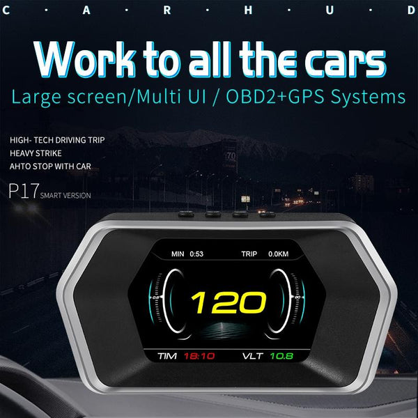 Car Hud Head Up Display Gps Speed Meter Obd2 Fault Code Eliminator Other Instruments & Gauges