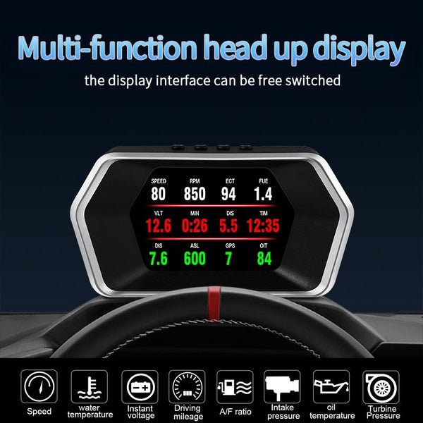 Car Hud Head Up Display Gps Speed Meter Obd2 Fault Code Eliminator Other Instruments & Gauges