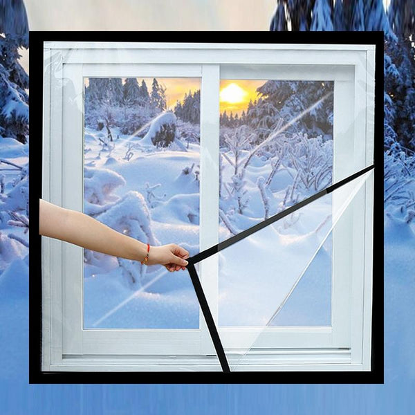 Double Layer Insulation Film For Indoor Windows Windproof Warm Soundproof 1.8X2.5M Window Film