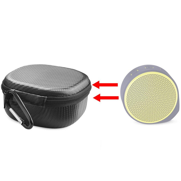 Carbon Fiber Protective Bag For Logitech X100 Bluetooth Speaker Audio Docks & Mini Speakers