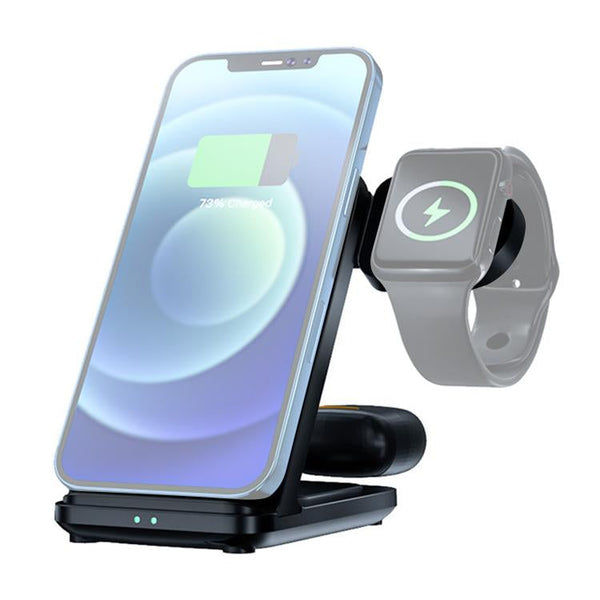 3 In 1 15W Wireless Charging Station Chargers & Charging Docks