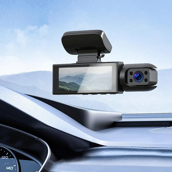 1080P Hd Dual Lens Night Vision Driving Recorder 3.16 Inch Video In Dash Units W/O Gps