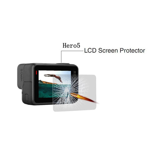 Tempe Glass Film For Gopro Hero5 Lcd Screen Protection Camera Screen Protectors