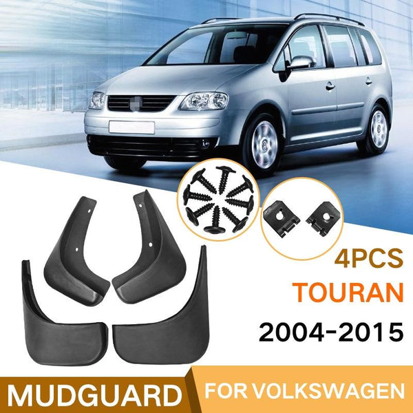 For Volkswagen Touran 2004 2015 4Pcs / Set Car Auto Soft Plastic Splash Flaps Fender Guard Fenders & Mud Guards