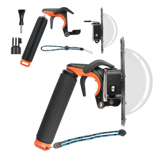 Underwater Camera Dome Port With Shutter Trigger Lens Underwater Cases & Housings