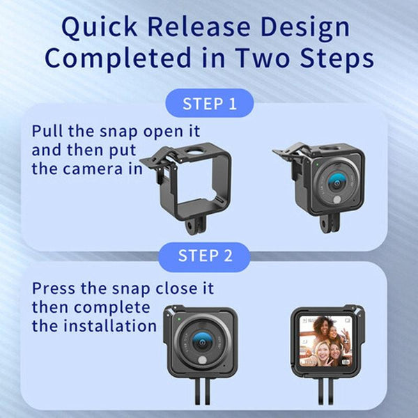 Action 2 Camera Frame Shockproof Rabbit Cage Camera Cases Bags & Covers