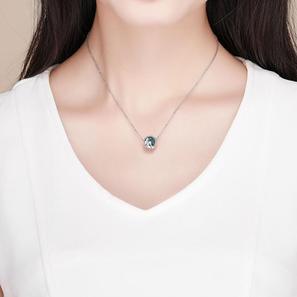 925 Sterling Silver Green Mermaid Beaded Bracelet Charms Charms & Pendants