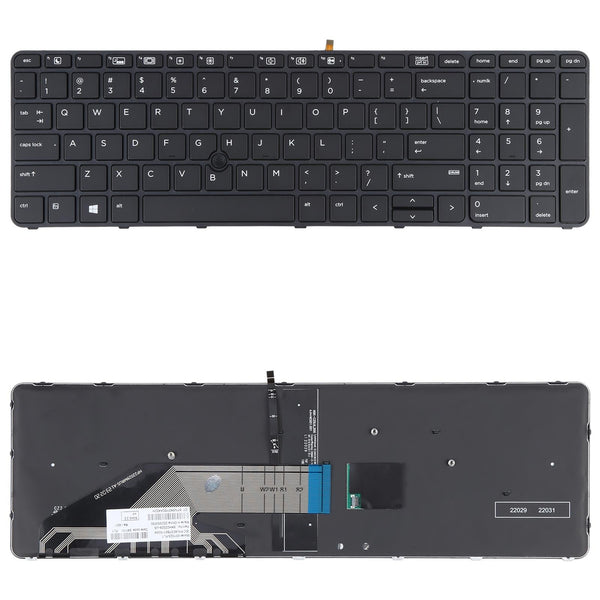 Backlit Keyboard For Hp Probook G2 / G3 Series Us Layout Keyboards & Keypads