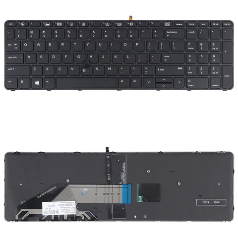 Backlit Keyboard For Hp Probook G2 / G3 Series Us Layout Keyboards & Keypads