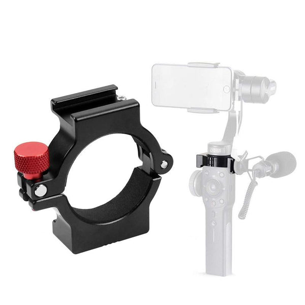 Microphone Mount For Smooth 4 Handle Gimbal Stabilizer Hot Shoe Adapter Ring Stabilizers