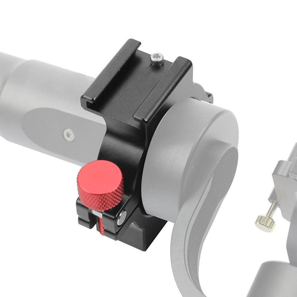Microphone Mount For Smooth 4 Handle Gimbal Stabilizer Hot Shoe Adapter Ring Stabilizers