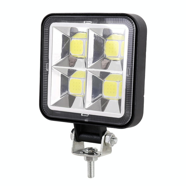 Car Square Work Light With 4 Cob Lamp Beads Led Car Lights