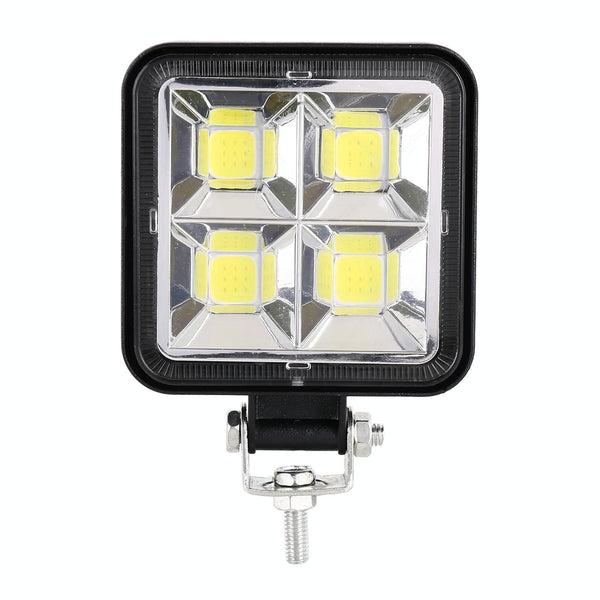 Car Square Work Light With 4 Cob Lamp Beads Led Car Lights