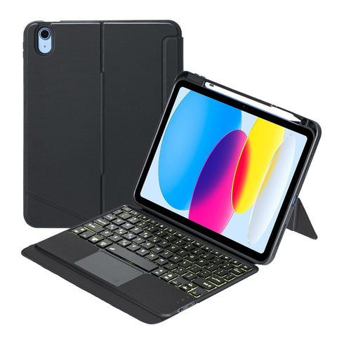 2022 Ipad 10.9 Touch Keyboard Case Split Type Bluetooth Leather Cases Covers Keyboard Folios