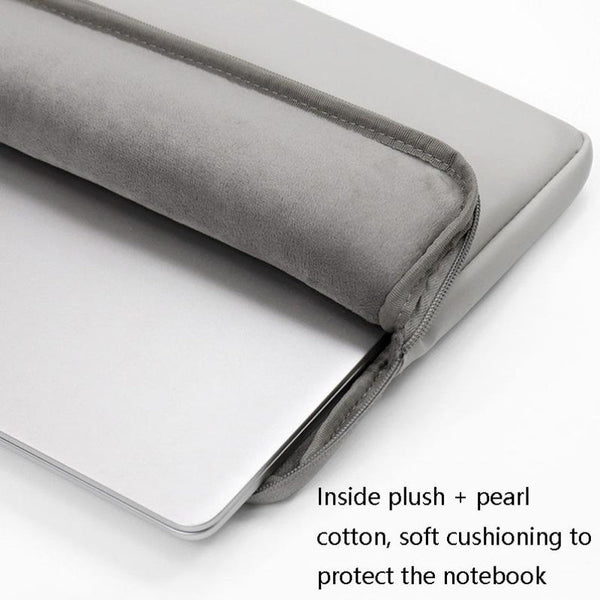 Parallel Deals Double Layer Leather Laptop Bag 15 / 15.6 Inch Gray Laptop Cases & Bags