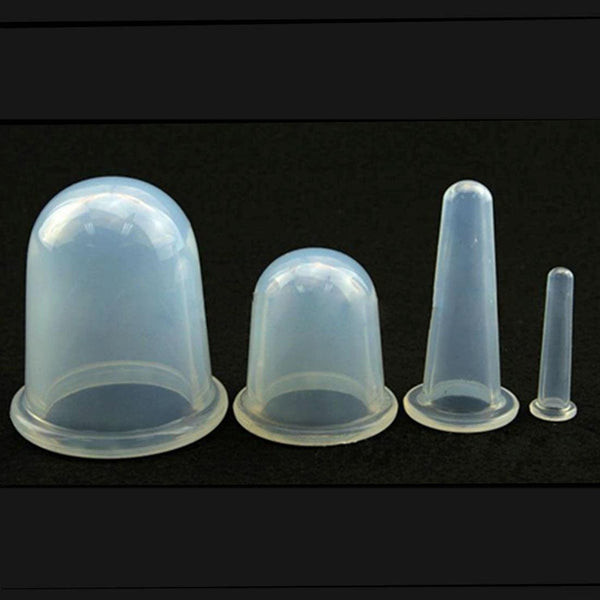 4 In 1 Silicone Cupping Cups For Health Care Random Colour Massagers
