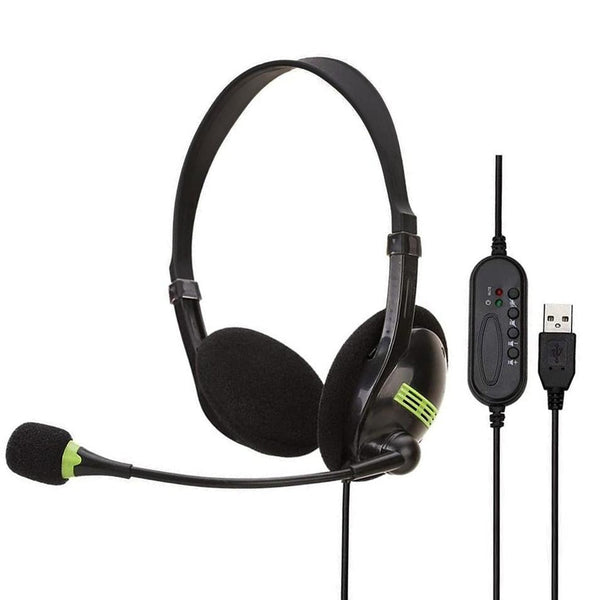 Usb Headset With Mic For Aviation Use Headsets