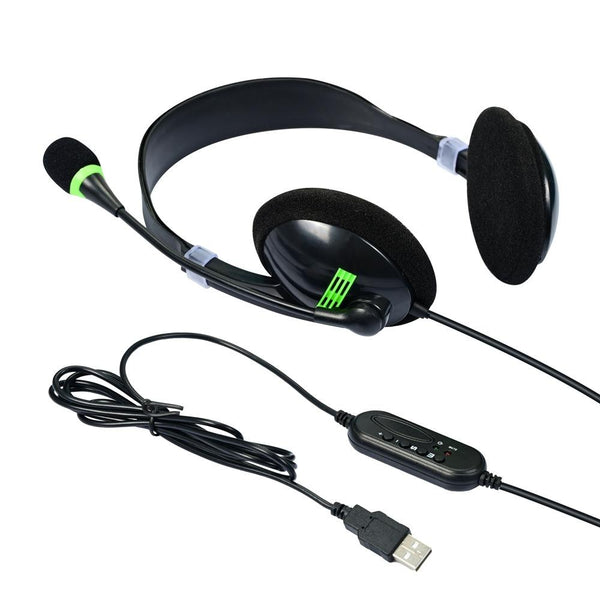 Usb Headset With Mic For Aviation Use Headsets