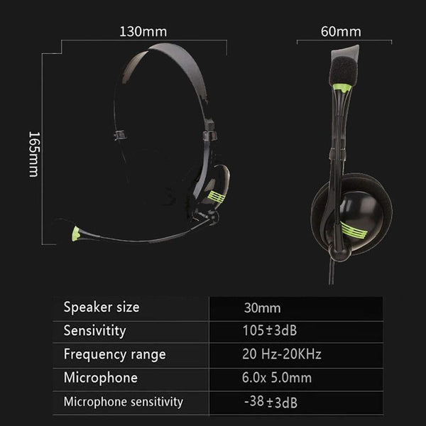 Usb Headset With Mic For Aviation Use Headsets
