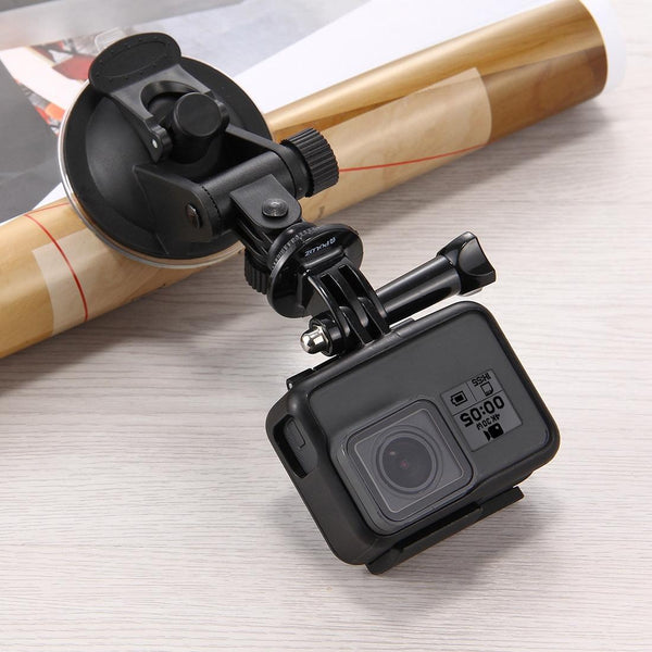 Universal Suction Cup Mount For Action Cameras With Tripod Adapter And Storage Bag Other Camera & Photo Accs