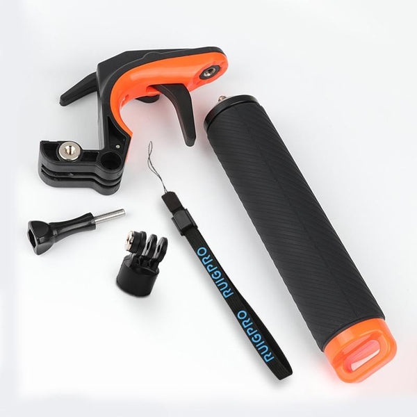 Floating Hand Grip For Gopro Hero8 With Shutter Trigger And Anti Lost Strap Straps & Hand Grips