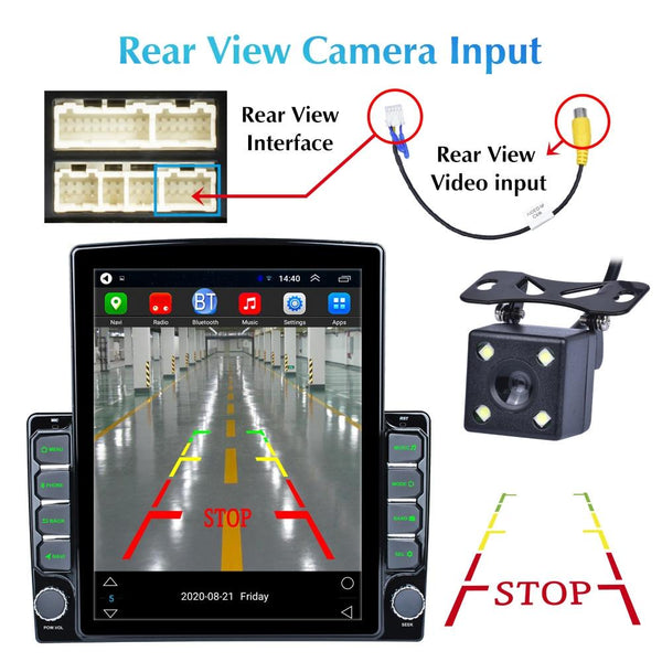 1 Sets Of 9.7 Inch Vertical Screen Car Android Mp5 Player Phone Link Locator Technology Fm Steering Wheel Control Other Car Audio