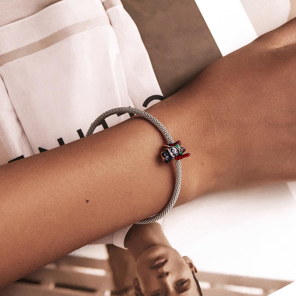 925 Sterling Silver Tiger & Panda Bead Bracelet / Necklace Add Ons Charms & Pendants