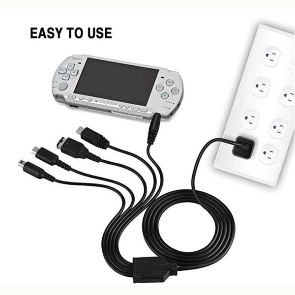 Universal 5 In 1 Usb Charger For Wii U 3Ds Nds Psp Chargers & Charging Docks
