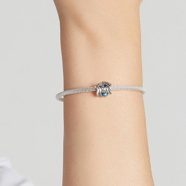 925 Sterling Silver Dog Beads For Diy Bracelets & Necklaces Charms & Pendants