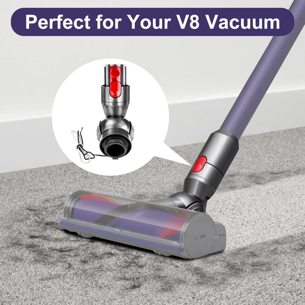 V8 V10 Vacuum Direct Drive Head Elbow Connector With Wheels Repair Parts Vacuum Cleaner Parts