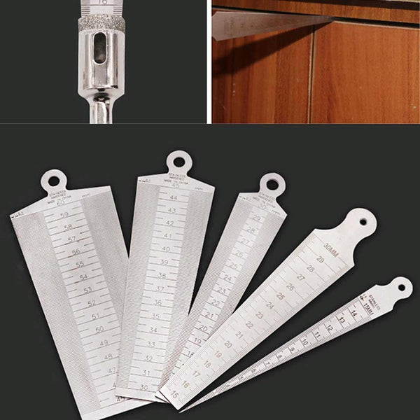 Wedge Feeler Gap 4560Mm Stainless Steel Ruler Inspection Taper Gauge Other Measuring & Layout Tools