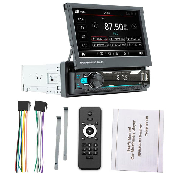 7 Inch Car Mp5 Player Fm Mobile Internet Retractable Other Car Audio