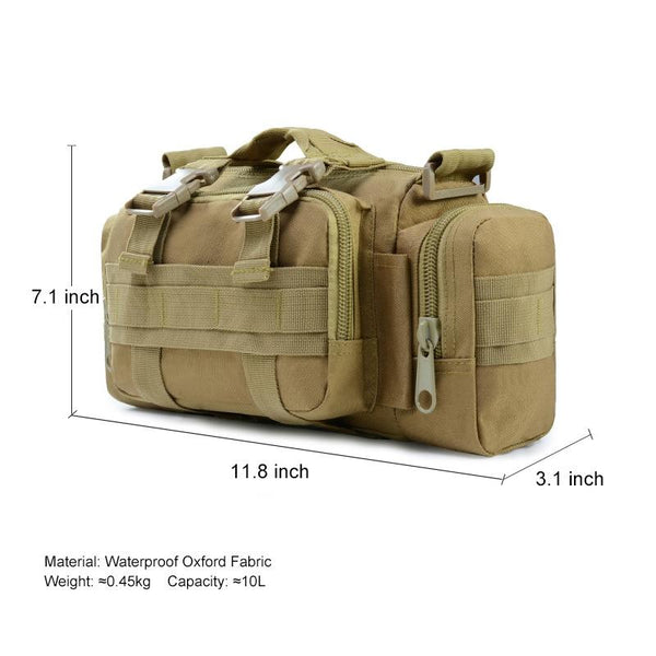 10L Outdoor Sports Waist Bag Multifunction Messenger Waist Packs & Bags