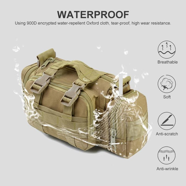 10L Outdoor Sports Waist Bag Multifunction Messenger Waist Packs & Bags
