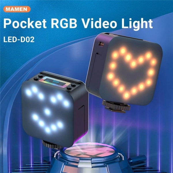 Mini Rgb Video Lamp With Magnetic Adsorption For Live Broadcast Other Lighting & Studio
