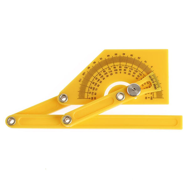 Protractor Measuring Arm Ruler 180 Degree Woodworking Tool Protractors