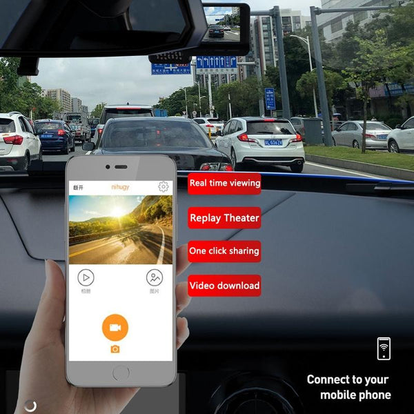 Hd Wifi Adas Driving Recorder With Usb Port Video In Dash Units W/O Gps