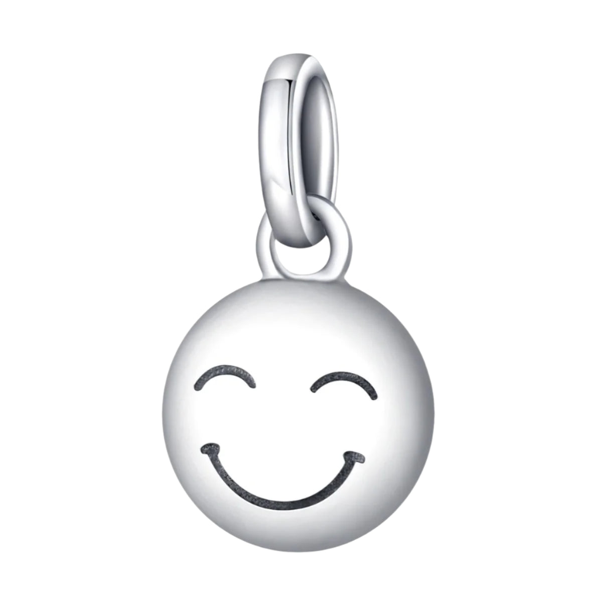 925 Sterling Silver Smiley Pendant For Diy Bracelets & Necklaces Charms & Pendants