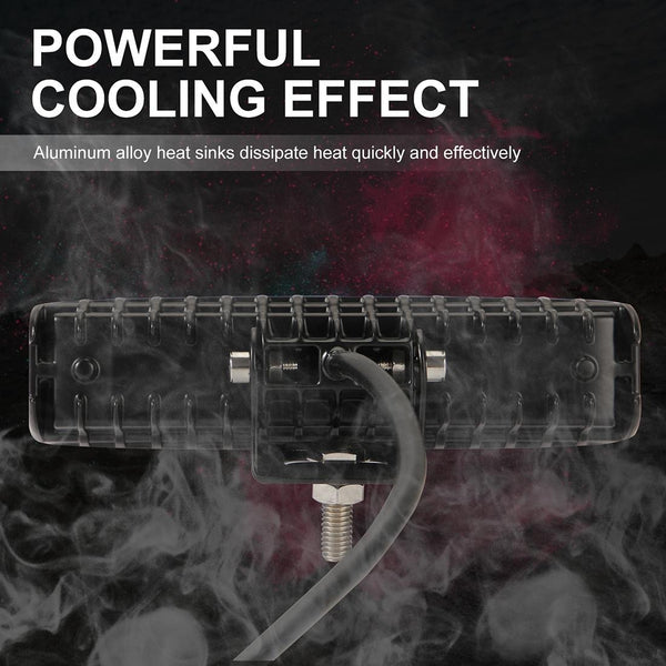 6 Inch Dc10 30V 10W Double Colour 2 Row Led Working Lamp Vehicle Spotlight Led Car Lights