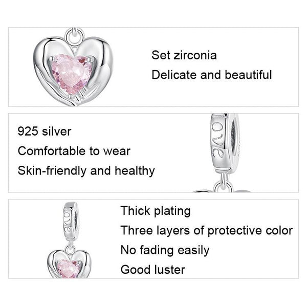 925 Sterling Silver Diy Pendant Beading Kit Charms & Pendants