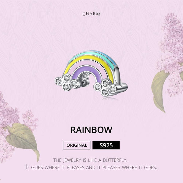 925 Sterling Silver Colorful Diy Jewelry Accessories In Charms & Pendants